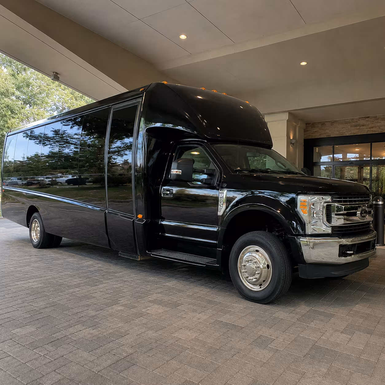 employee shuttle buses for hemet business parks and industrial campuses