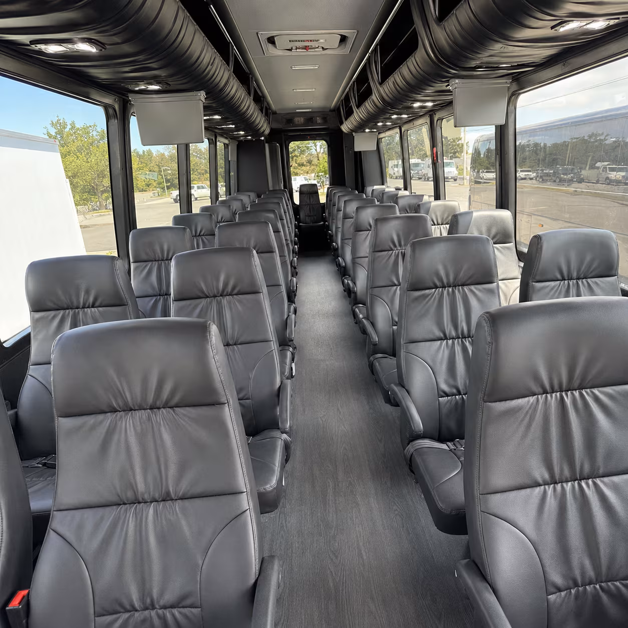 hemet 30 passenger minibus inside