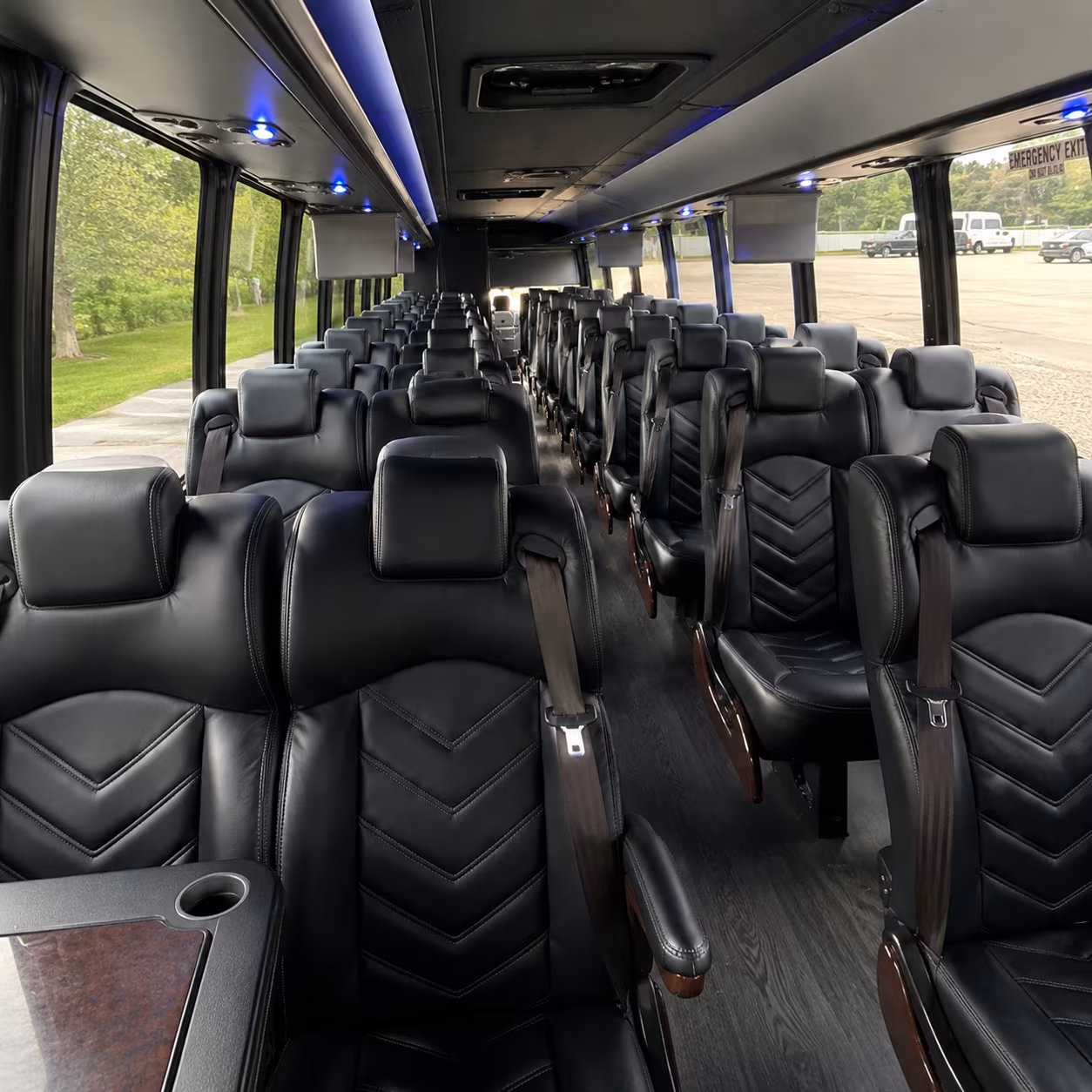 hemet 35 passenger minibus inside