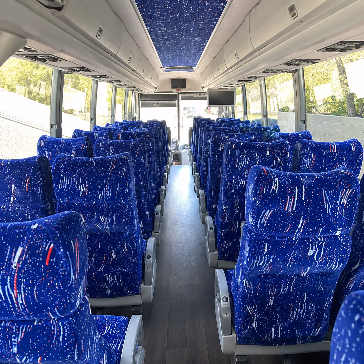 hemet 50 passenger charter bus interior
