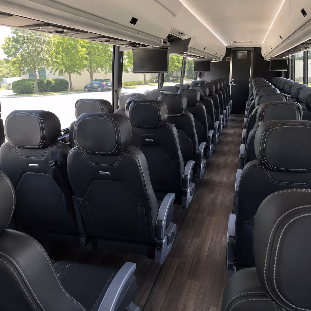 hemet 56 passenger charter bus interior