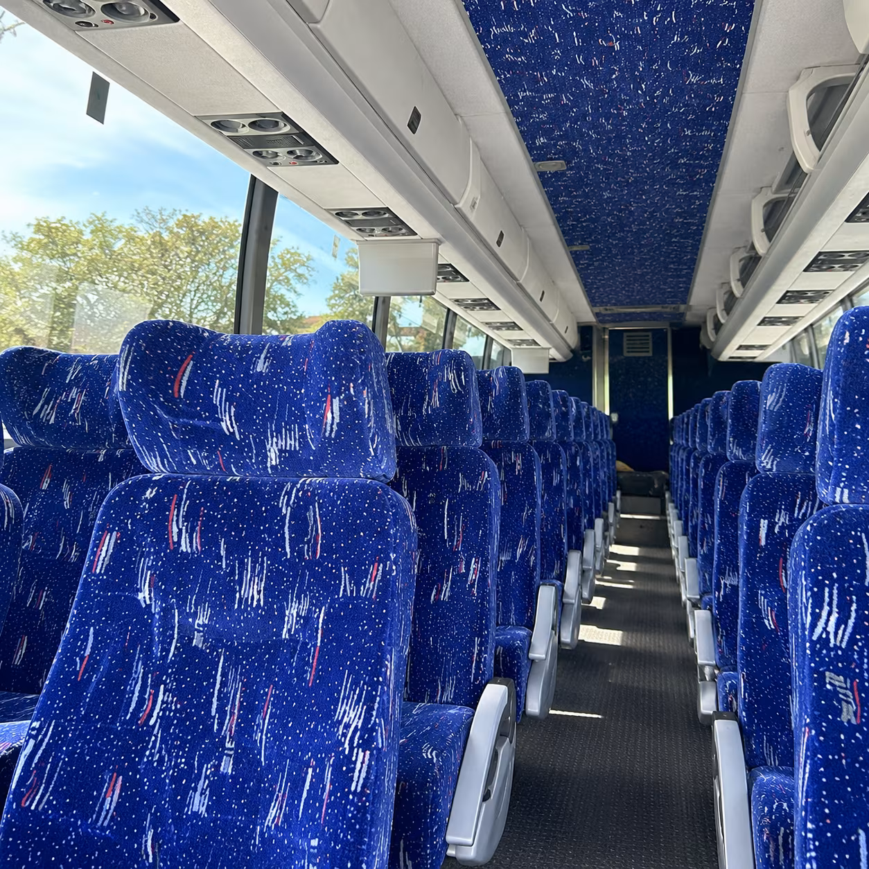 hemet charter bus interior