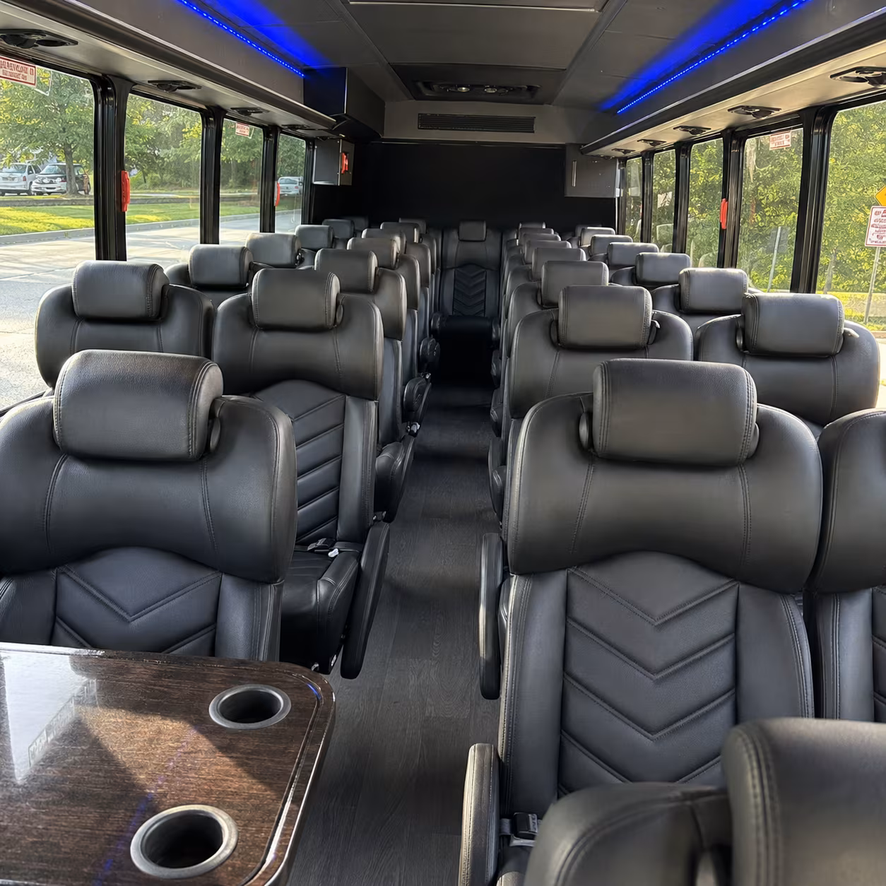 hemet corporate transportation onboard seating